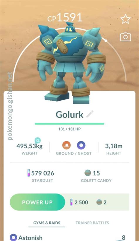 serebii golurk|golurk pokemon go.